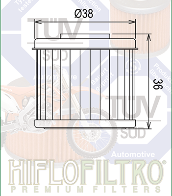 Hiflofiltro HF116
