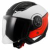 LS2 Air Flow II COVER Matt White Red