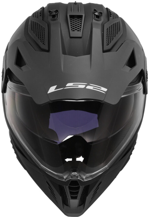 LS2 - MX702 Pioneer II Solid MATT BLACK - immagine 3