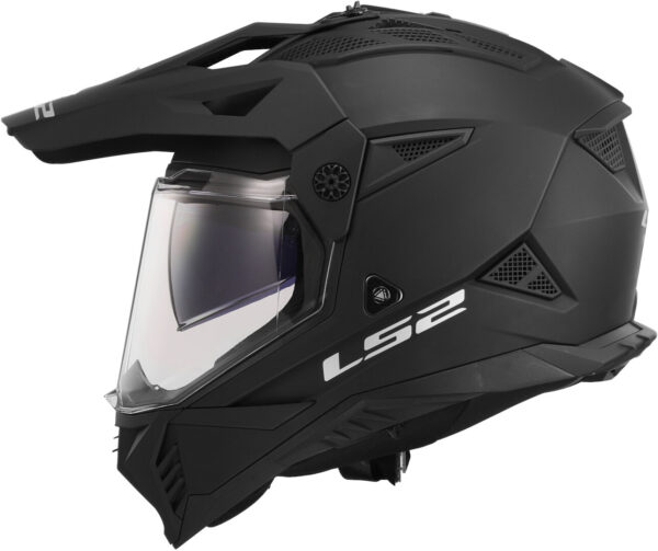 LS2 - MX702 Pioneer II Solid MATT BLACK - immagine 4
