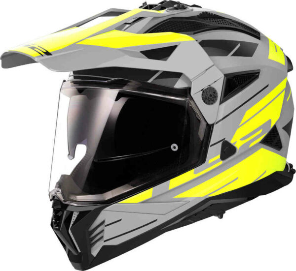 LS2 - MX702 Pioneer II Solid Black-Yellow