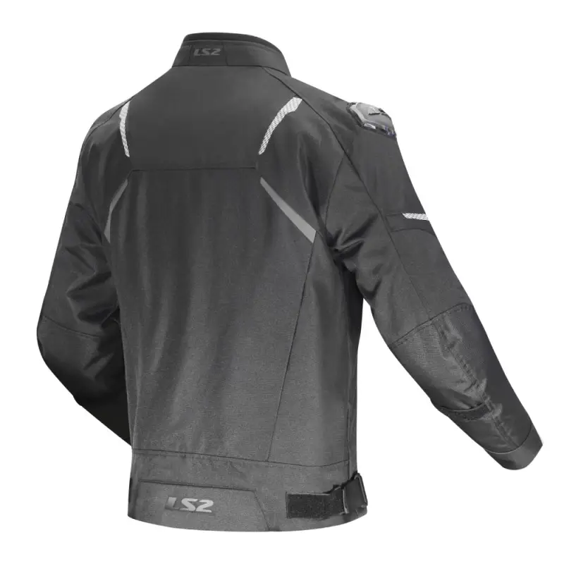 LS2 - GIACCA UOMO PER MOTO - ZOOM MAN JACKET BLACK - immagine 2