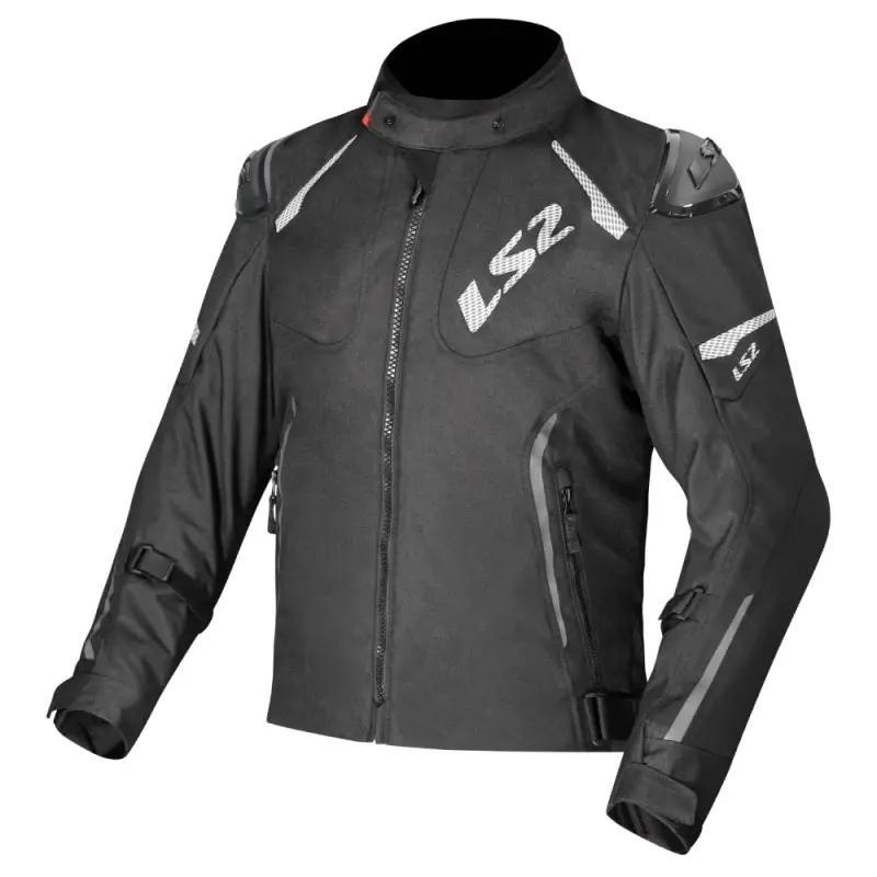 LS2 - GIACCA UOMO PER MOTO - ZOOM MAN JACKET BLACK