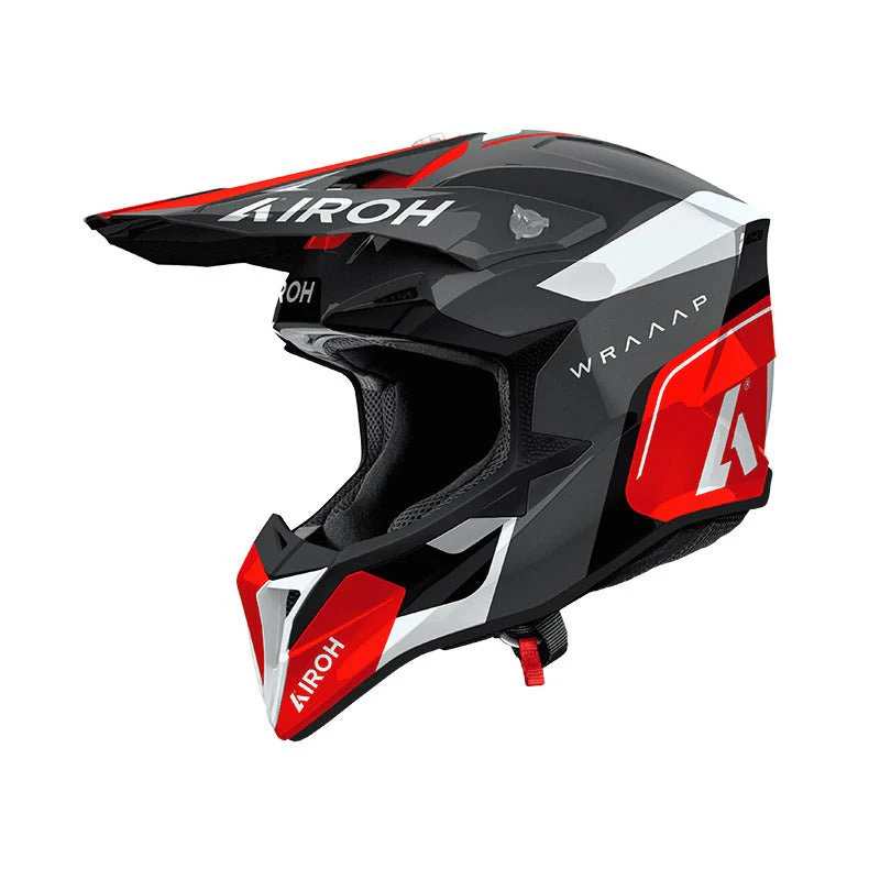 AIROH - Casco Wraaap Conquer Red Gloss