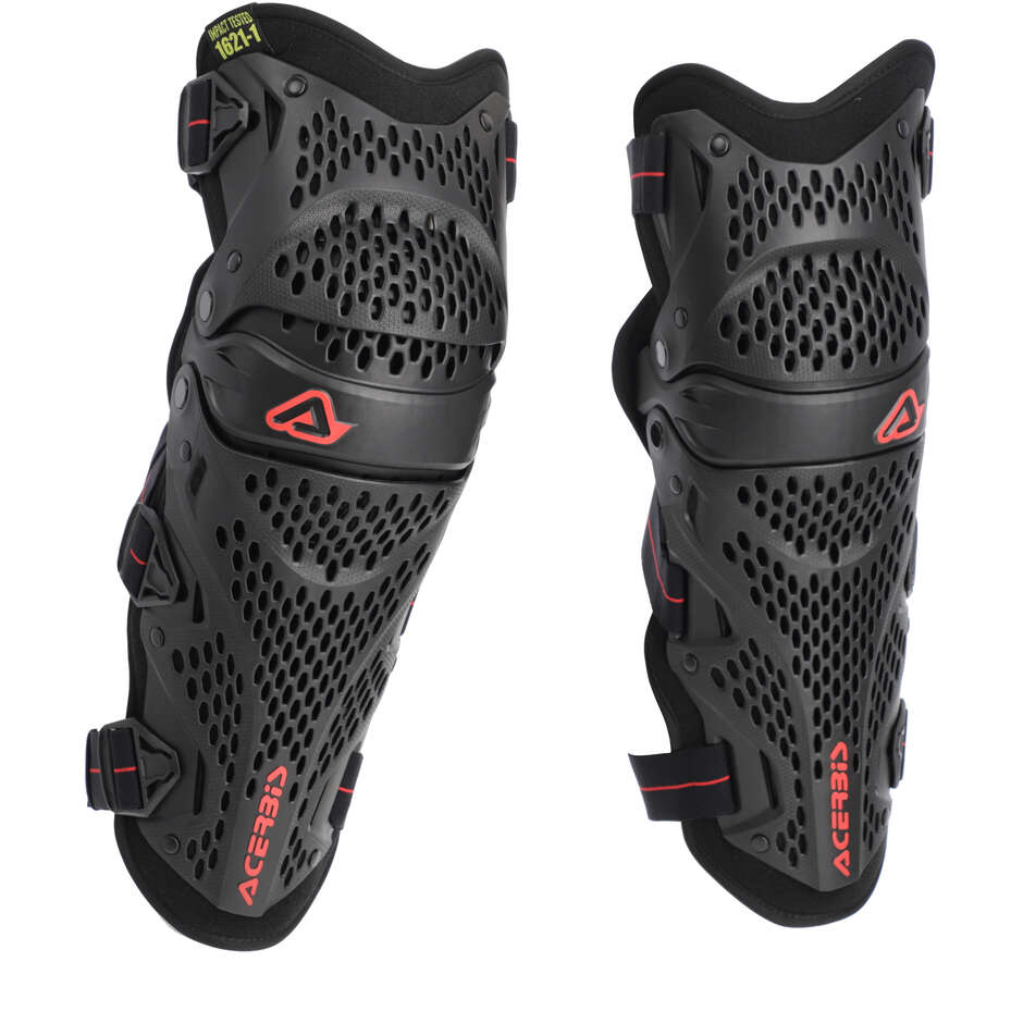 Ginocchiera Moto Cross Enduro Acerbis Impact Pro Nero - immagine 2