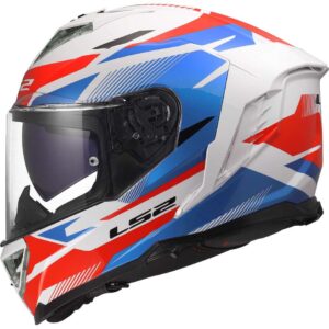 LS2 - FF818 Storm III - Komai - Bianco/Blu/Rosso