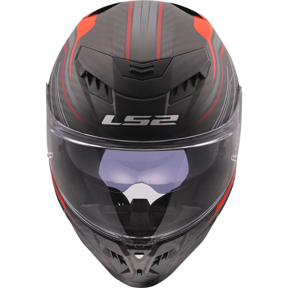 LS2 - FF808 STREAM II - VINTAGE MATT BLACK\GREY\RED - immagine 6