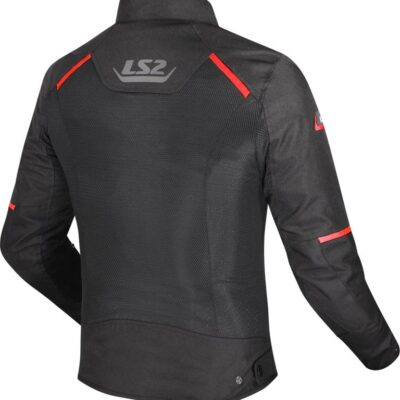 LS2 – Breeze Giacca tessile Nero/Rosso